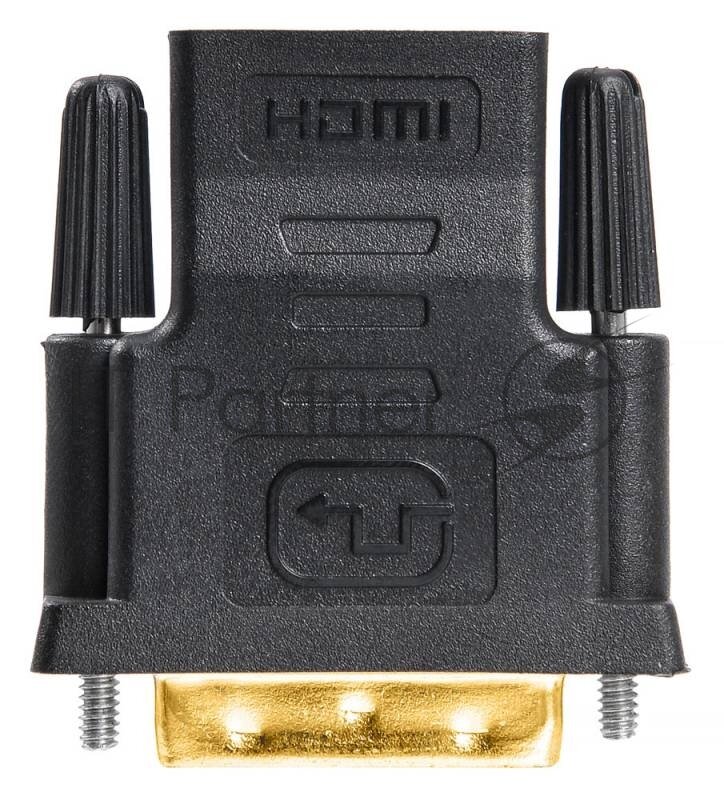 Переходник Buro HDMI-DVI-D позолоченные контакты черный - фото №6