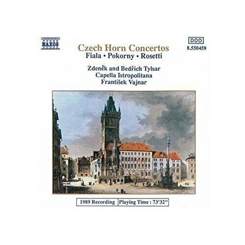 V/A-Czech Horn Concertos Concertos*Fiala Pokorny Rosetti- Naxos CD Deu ( Компакт-диск 1шт) v c warsaw concerto addinsell beaver rosza benett herrmann and other piano concertos from the movies naxos cd deu компакт диск 1шт