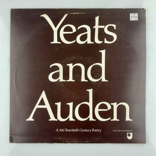 Yeats and Auden / Винтажная виниловая пластинка / LP / Винил