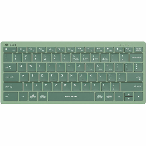 Клавиатура A4Tech Fstyler FBX51C MATCHA GREEN USB BTRadio slim Multimedia 337700₽