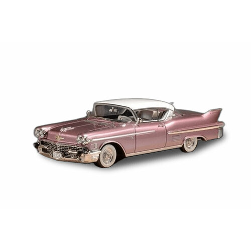 Cadillac coupe deville 1958 pink metallic