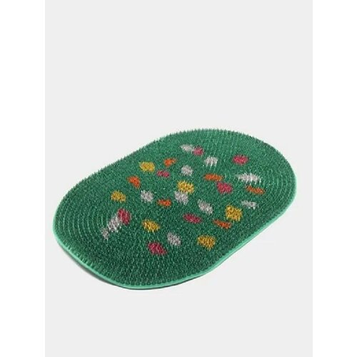 Коврик придверный ЕвроДизайн Травка 40 х 60 см зелёный 400₽