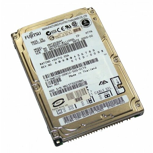 Жесткий диск Fujitsu W0710 30Gb 4200 IDE 2,5 HDD жесткий диск fujitsu mhr2030at 30gb 4200 ide 2 5 hdd