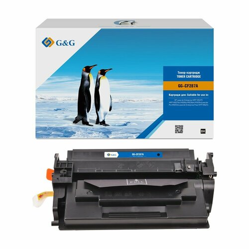 G&G Картридж лазерный GG-CF287A черный 9000стр. для HP LJ M506dn M506n M506x