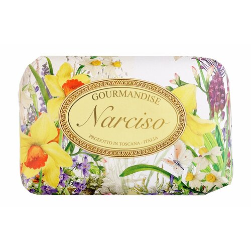 GOURMANDISE Мыло натуральное парфюмированное, 200 г, Нарцисс