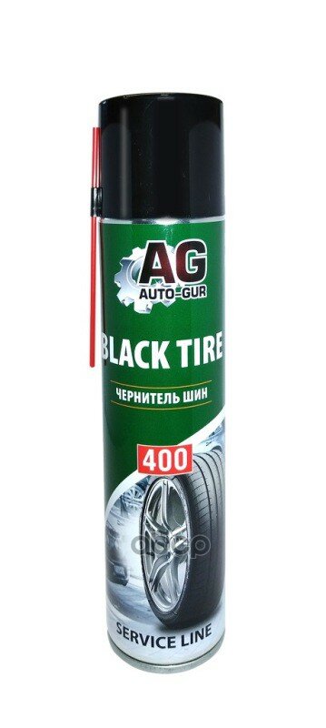 Чернитель Шин 400 Мл (Обновитель Резины)(Аэрозоль) Professional Auto-GUR арт. AG2029