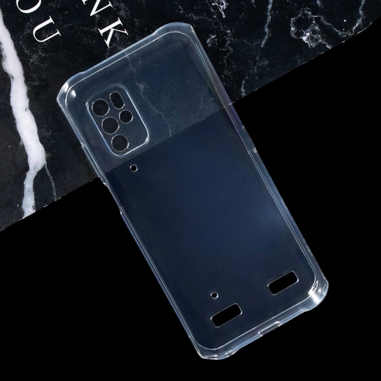 фото Чехол бампер MyPads Tocco для Ulefone Armor 12 5G с усиленной защитой углов противоударный прозрачный