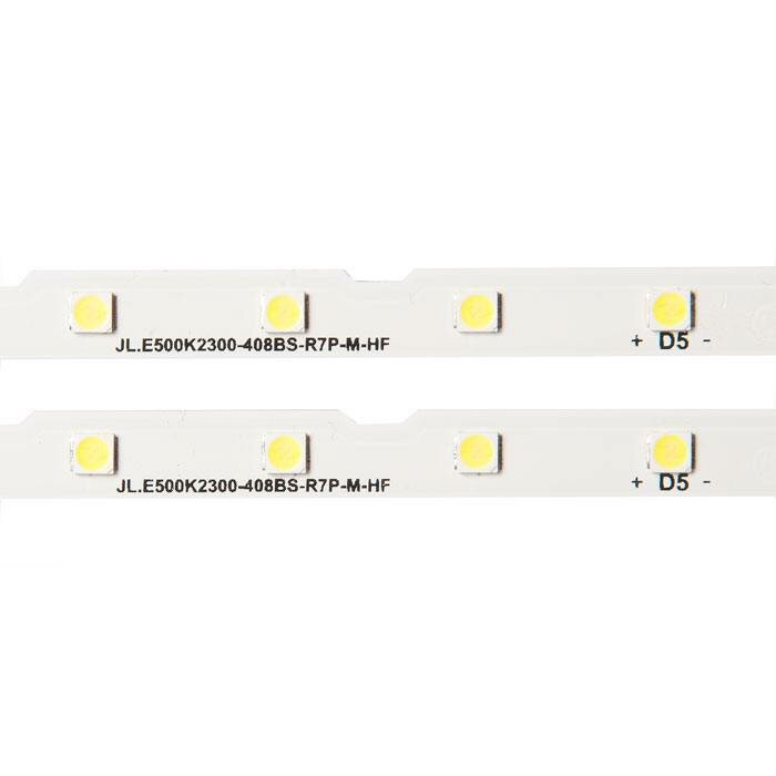 Светодиодная подсветка для телевизоров Samsung UE50NU, UE50RU, UE50N, AOT_50_NU7300, BN96-45952A, V8N1-500SM0-R0, 2x38LED (комплект, 2 шт) — фото 4
