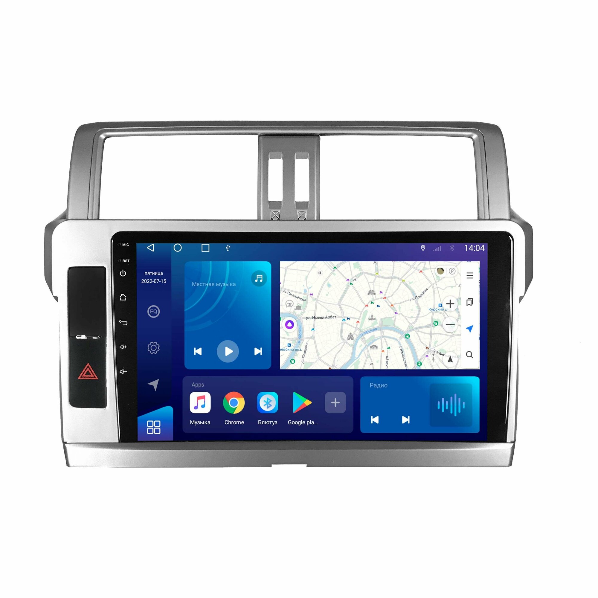 Магнитола Qled DSP на Toyota Prado 150 2012-2015 1й рестайлинг Android 2/32GB