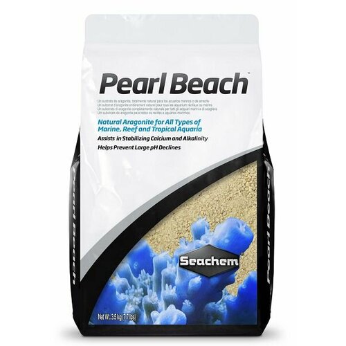 Seachem Грунт Seachem Pearl Beach для аквариума, 3,5 кг