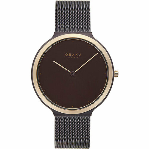 фото Наручные часы obaku часы obaku v269lxxnmn, коричневый