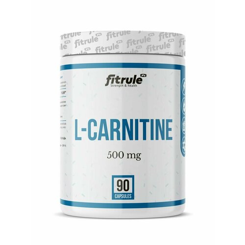 Fitrule L-Carnitine 500mg 90 caps - Жиросжигатель 500мг, Л карнитин 90 капсул primekraft l carnitine l tartrate caps