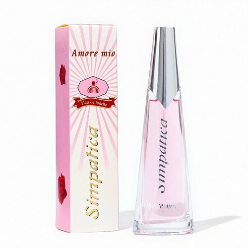 positive parfum simpatica crystal парфюмерная вода 35 мл для женщин Positive parfum Туалетная вода женская Simpatica Amore Mio, 35 мл