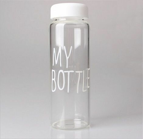 Бутылка my bottle объем 0,5 белая