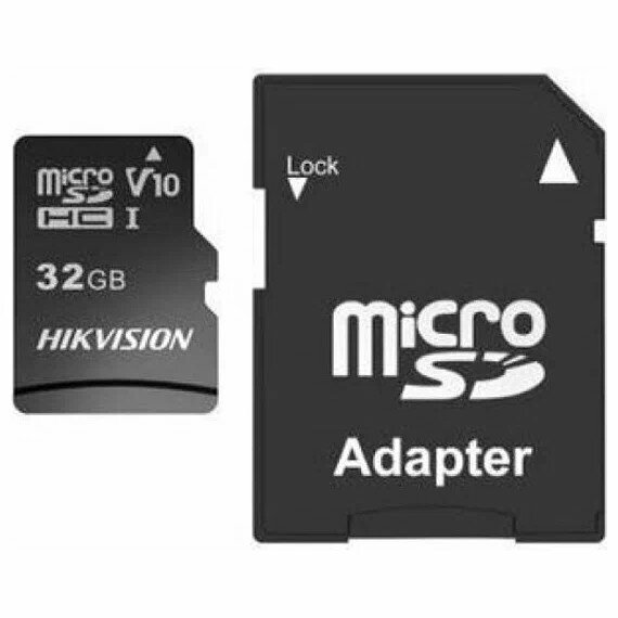 Карта памяти Hikvision microSDHC 32GB HS-TF-C1(STD)/32G/Adapter - фото №12