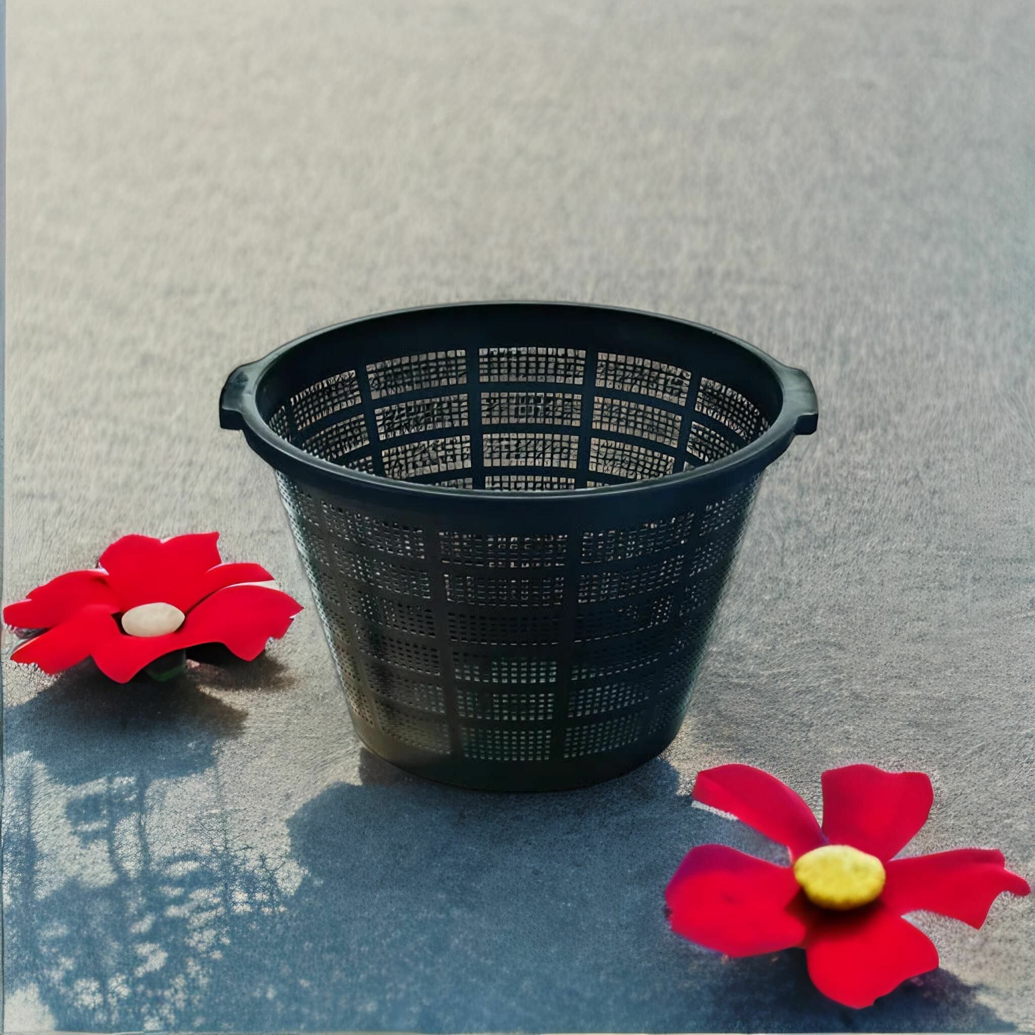 Набор корзин для растений   2 шт  круглая 13см  Heissner  Германия