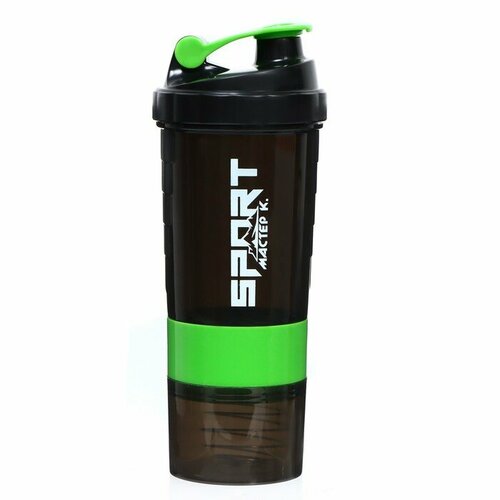 фото Шейкер, серия: crossfit plus, "мастер к", 500 мл, 11 х 26.5 см, зеленый мастер к.