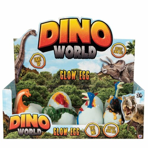 Игрушка Сквиш HTI Dino World Яйцо светящееся hti игрушка сквиш лама и фламинго арт 1374694