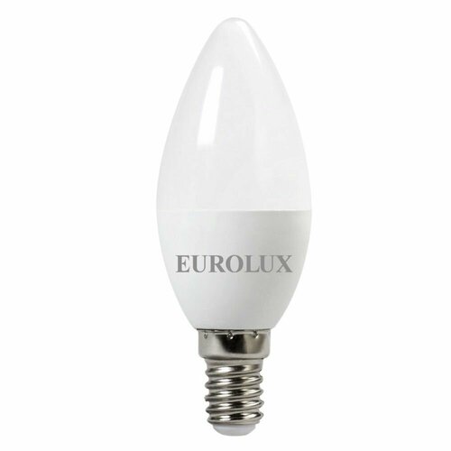 Светодиодная лампа Eurolux LL-E-C37-7W-230-4K-E14 (свеча, 7 Вт, нейтральный свет, Е14)