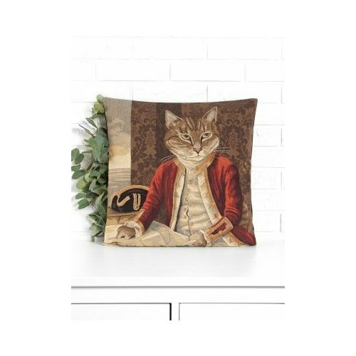 Подушка Адмирал - Коты от Сьюзан Герберт (думка 50х50)