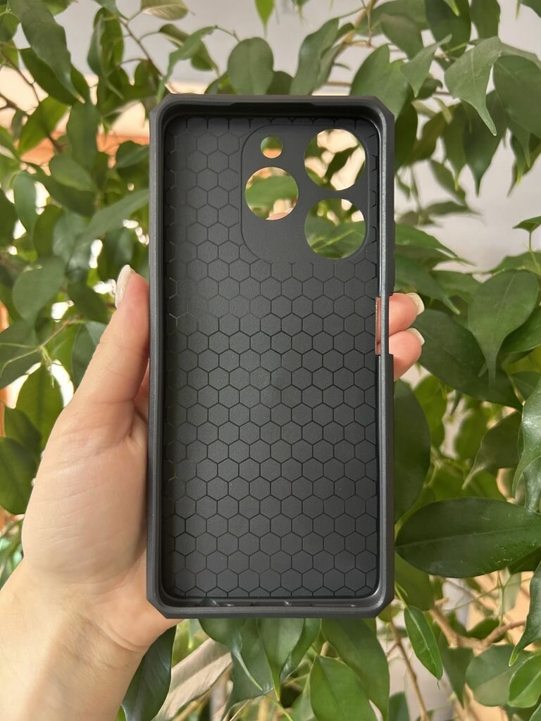 Чехол противоударный для Tecno Spark 10 Pro / Техно Спарк 10 Про military (Серебристый) — фото 1
