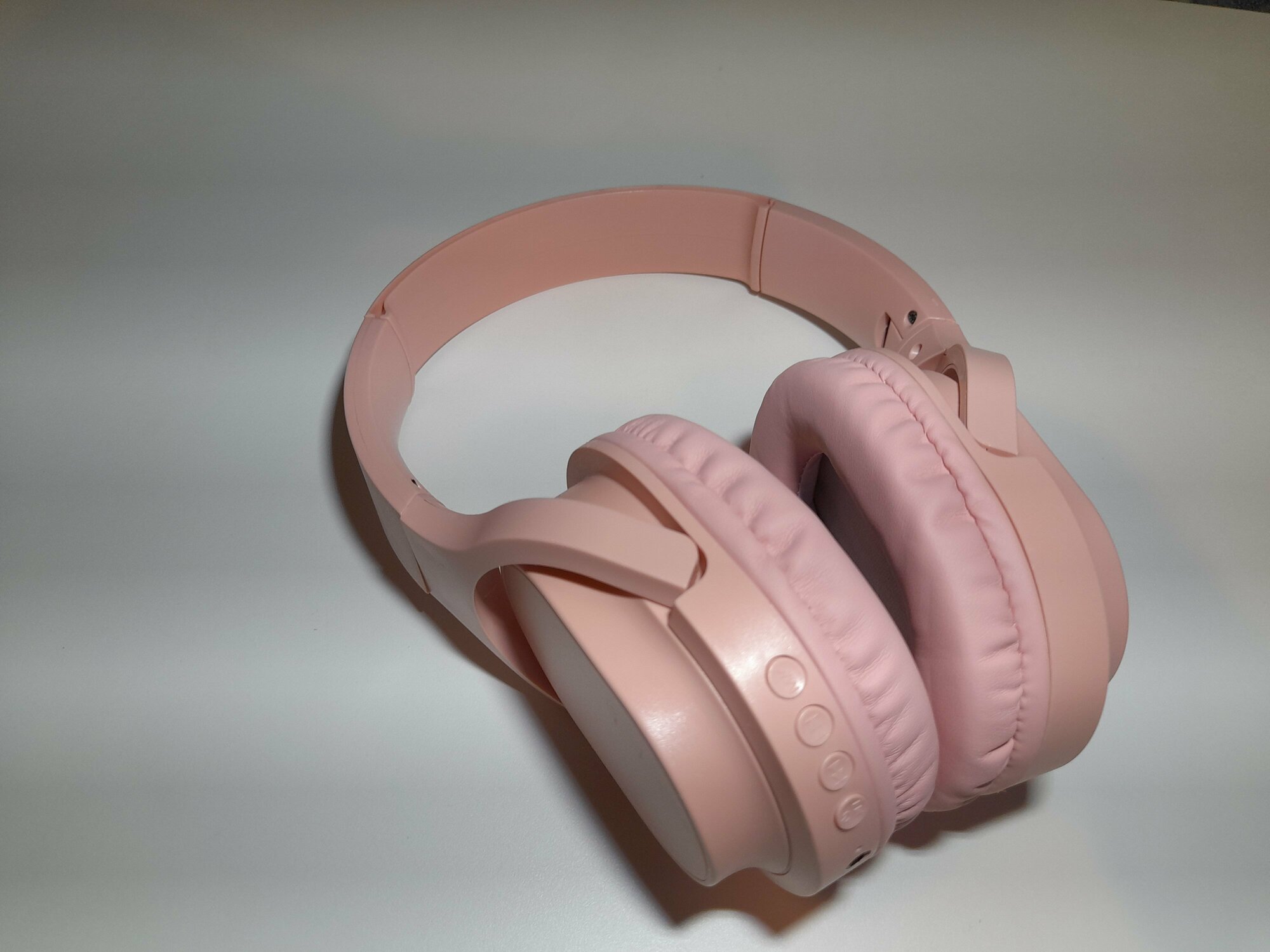 Беспроводные наушники с четким звуком и микрофоном ST97, пастельно розовые