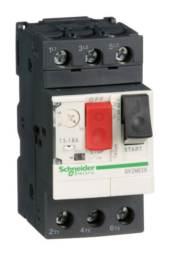Автоматический выключатель GV2ME20 Schneider Electric, 13-18 А