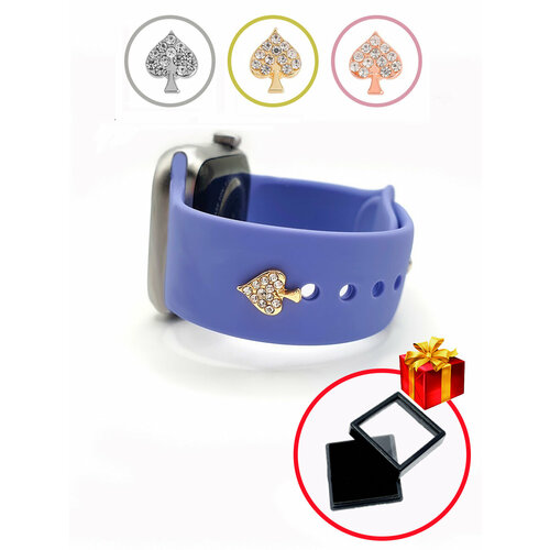 Шарм подвеска для ремешка Apple Watch Пика золотистый украшение в подарок