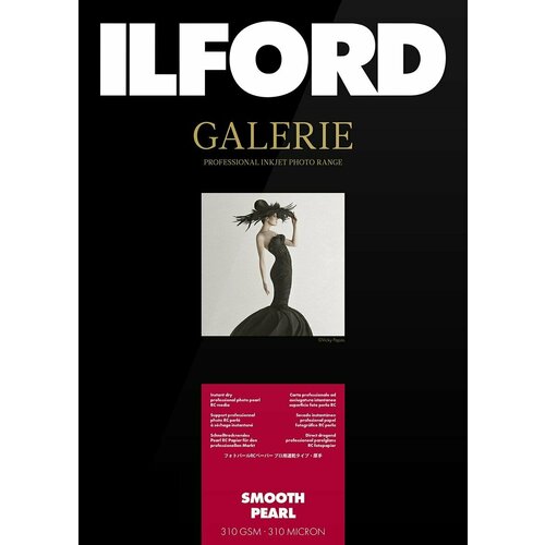 Фотобумага ILFORD Galerie Smooth Pearl, 1 рулон, 24 - 61cm x 27m (GA6952610028) фотобумага ilford galerie smooth cotton sonora мягкая матовая 61 см x 15 м