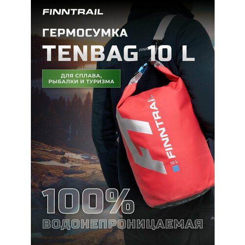 Сумка спортивная сумка-рюкзак Finntrail 1727Red-10L, 12х32х12 см, красный