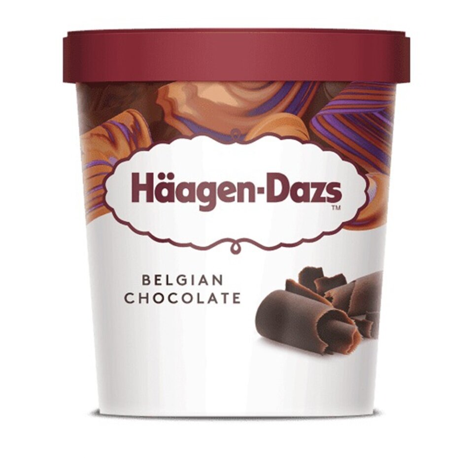 Мороженое Haagen-Dazs Пломбир шоколадное бельгийский шоколад