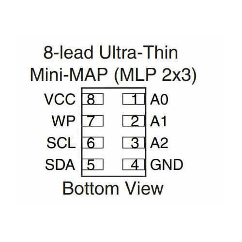 Микросхема AT24C04BN-SH-T 10 шт at45db021d at45db021d sh t 45db021d sh sop8 чип памяти