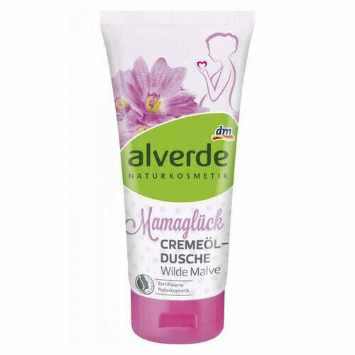 Alverde NATURKOSMETIK Мамино счастье Крем-масло для душа, 200 мл