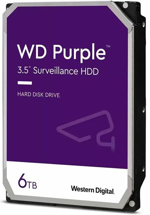 Жесткий диск WD Purple 6тб WD64PURZ