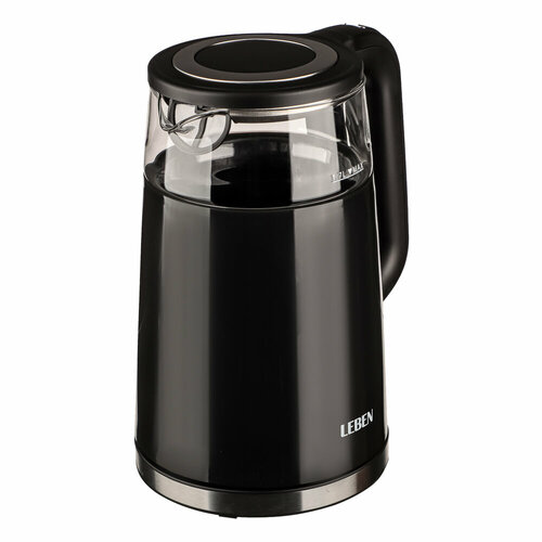 LEBEN Чайник с электронным управлением 17 л пластик стекло 491200₽