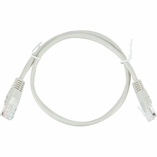 Комплект 100 штук Патч-корд BigTech OPCC001 UTP CCA кат5e05млитоймногожильнсерый 8480₽