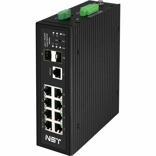 PoE-коммутатор управляемый NST Gigabit Ethernet L2 NS-SW-8G2G-PLIM 62000₽