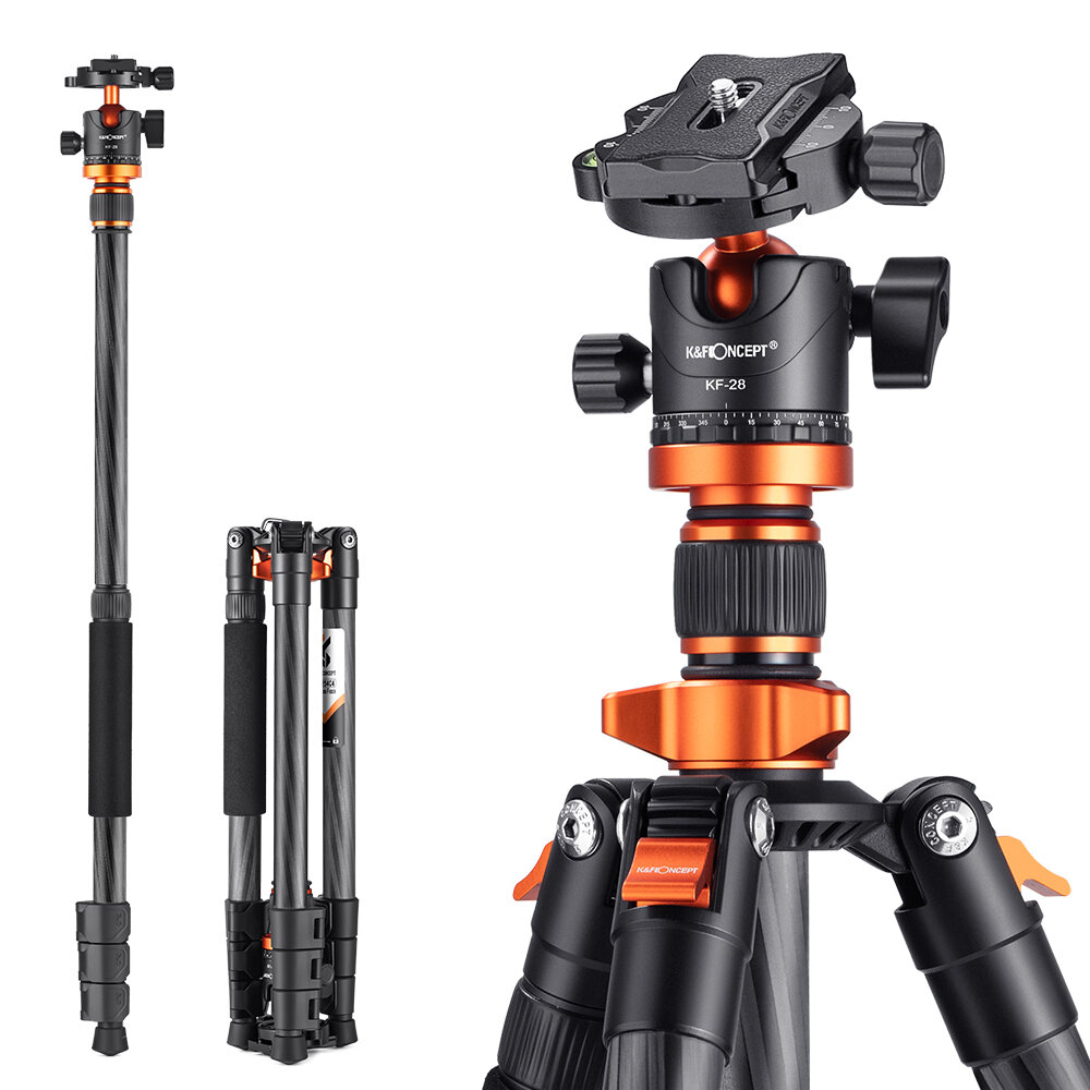 Штатив K&F Concept D254C1 + BH-28L KF09.109