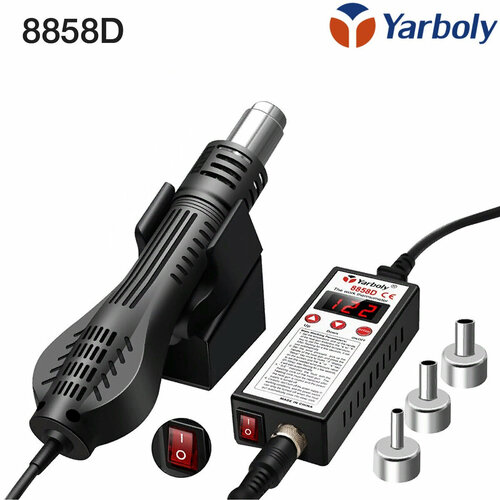 Станция паяльная для ремонта пластика 8858D с кнопкой ВклВыкл YARBOLY 4105₽