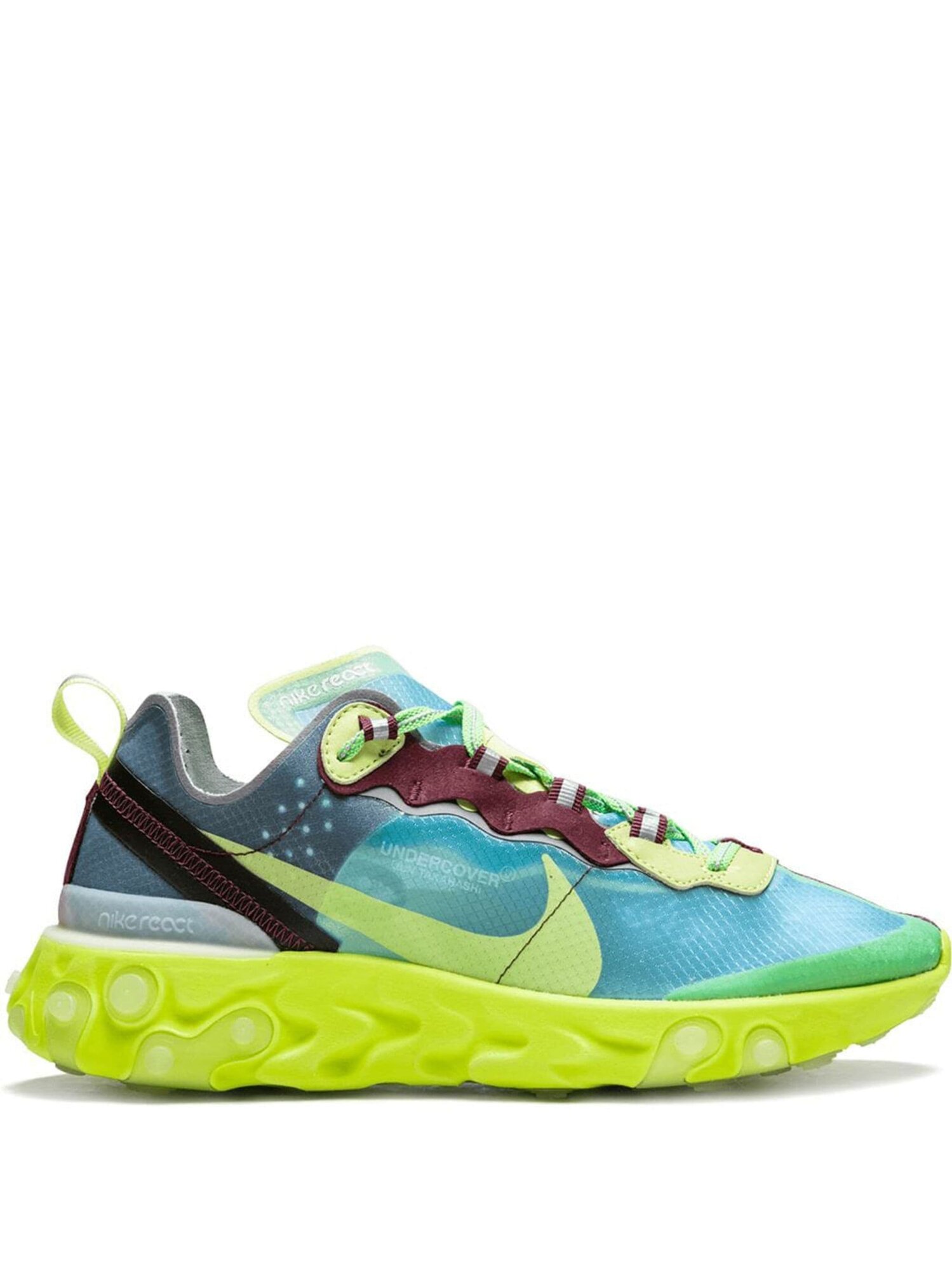 Кроссовки NIKE x Undercover React Element 87, размер 7 US, синий