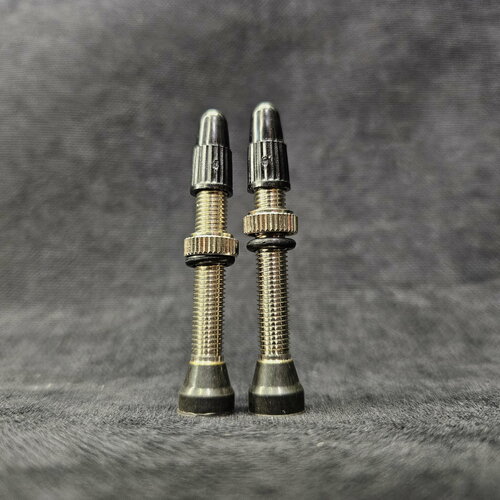 Комплект ободных бескамерных ниппелей ColtBikes, 40 мм, Presta, латунные, 2 штуки