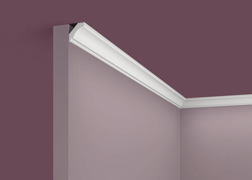 Изображение товара Потолочный плинтус / Карниз RT022, 20х20, 2000мм, ARTIVA. Экополимер. Набор 10 шт.