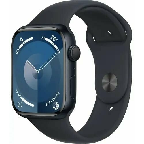 Умные часы Apple Watch S9 45mm Midnight Черные Loop 53900₽