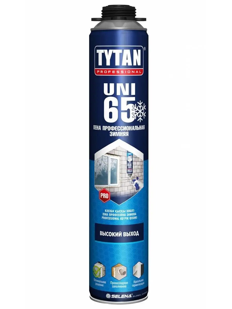 фото Монтажная пена Tytan Professional 65 UNI 750 мл зимняя