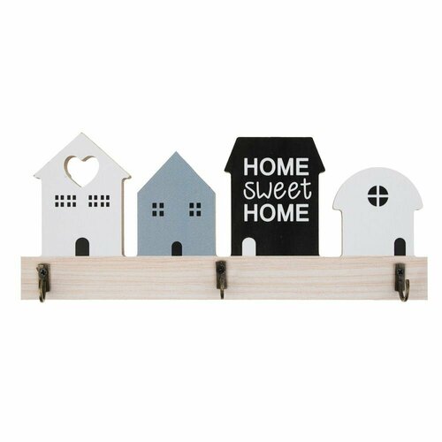 Ключница открытого типа на 3 крючка 235x125 см МДФ 238₽