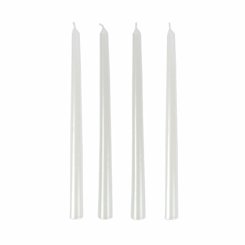 Свечи античные длинные 2518 набор Белый Перламутр 515₽