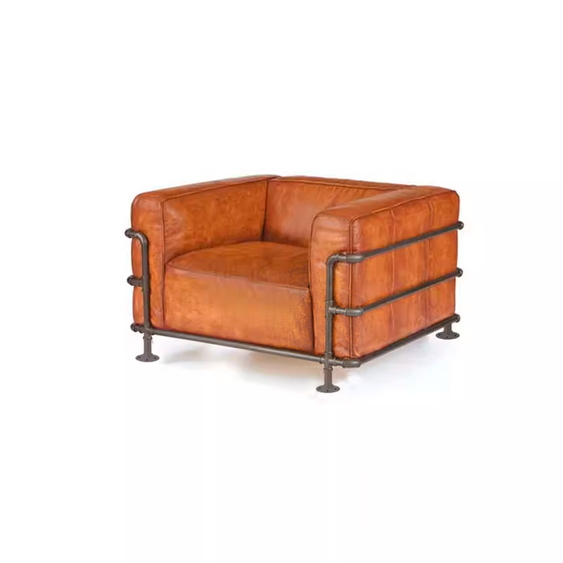 Диван на ножках в стиле loft American Retro (кресло)