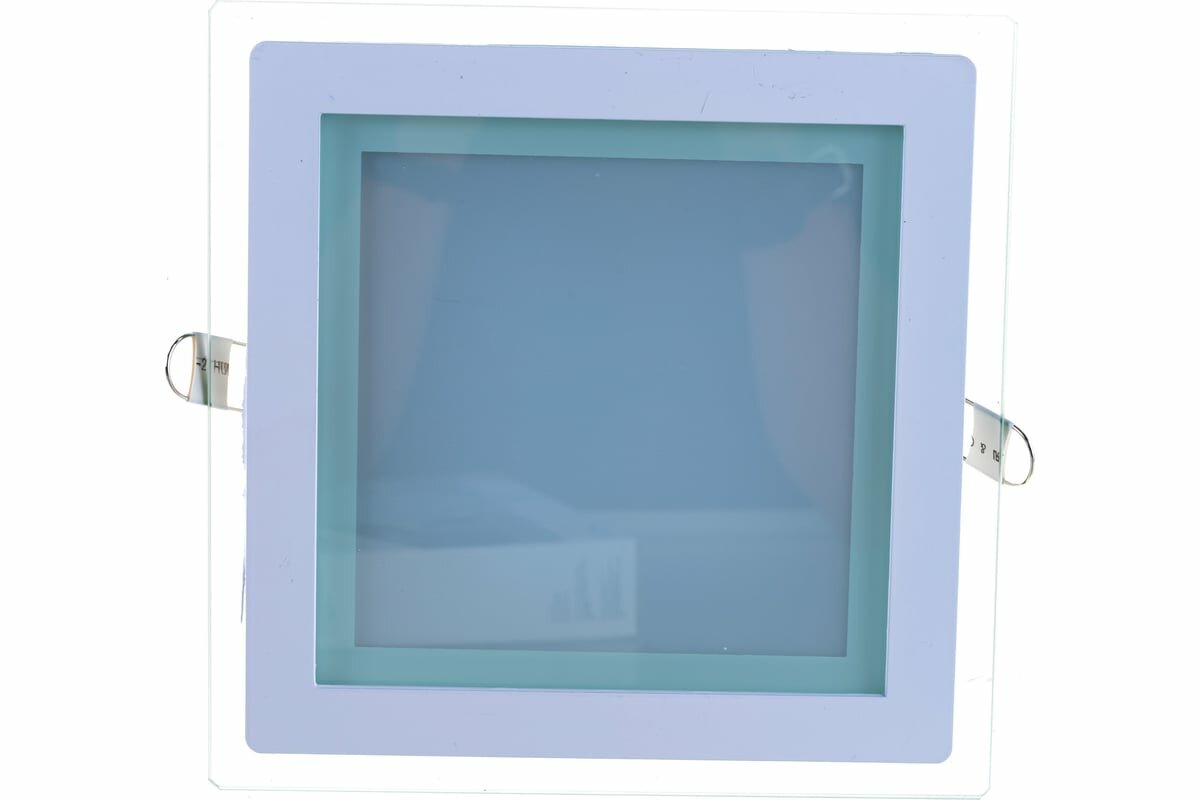 Gauss Встраиваемый светильник Glass 18W 1390lm 3000K 185-265V IP20 квадрат 948111118
