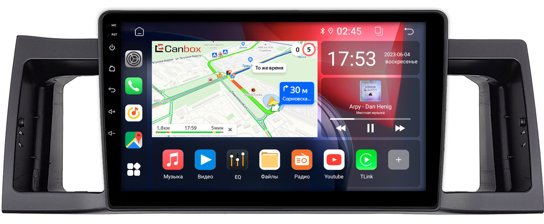 Штатная магнитола Canbox GTR9-044 для Geely FC (Vision) 2006-2011 на Android 10 (IPS, DSP, CarPlay)