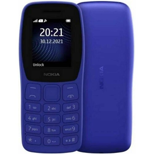Мобильный телефон Nokia 105 Dual sim Blue 2085₽